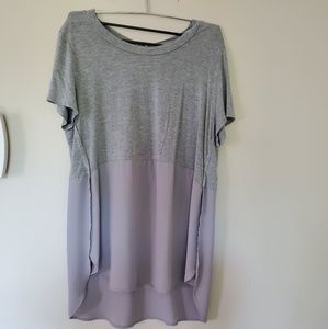Mossimo gray tunic top XXL